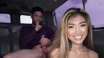 Asian Babe Clara Trinity Rides The Bang Bus With Tyler Steel