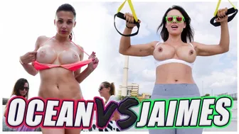 Public Battle Of The Goats: Aletta Ocean Vs Franceska Jaimes