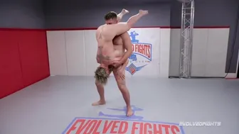 Busty Dee Williams Mixed Wrestling Fight Gags On Cock Of Jack Friday