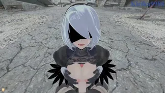 2B And A2 Have Deep Sex In The City. - Nier: Automata Pov Hentai