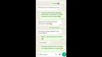 Parlo Con La Moglie Del Cornuto 1 Parte Chat Whatsapp