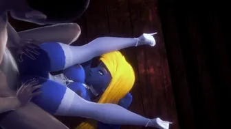 Gargamel Smurfing Smurfette