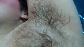 Extreme Hairy Armpit Closeup On Cam