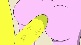 Princess Bubblegum Fucked In The Ass By A Banana Guard