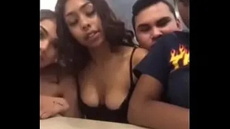 Crazy Y. Showing Breasts At Mcdonald's