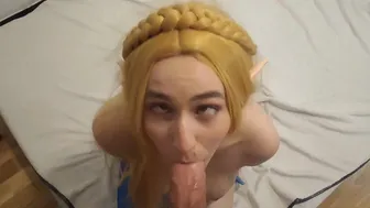 Zelda Fait Une Fellation En Ahegao