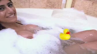 Bubble Bath Fun Time With Lebanese Babe (No Sex)