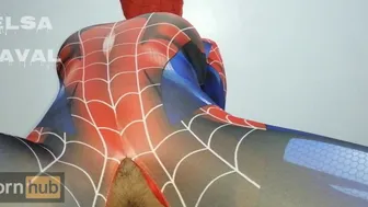 Gorgeous Body Mary Jane Fucks In Spiderman Costume - Elsa Raval