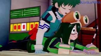 Tsuyu Asui And Izuku Midoriya Have Intense Sex - My Hero Academia Hentai