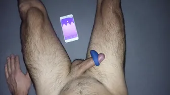 Cumming With No Hands From The Vibroring On The Dick