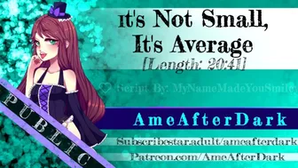 It's Not Small It's Average [Dick Appreciation Audio]