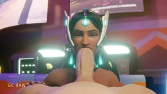 Symmetra Tastes Your Lardge Big Dick In Pov. Gcraw. Overwatch