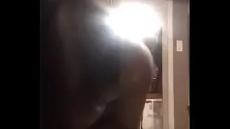 Girlfriend Giving Her Boyfriend Head After She Got Done Eating