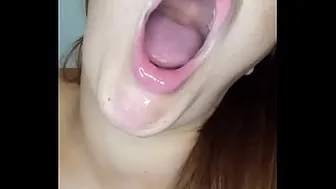 Drooling Blowjob With Plenty Of Saliva And Spit