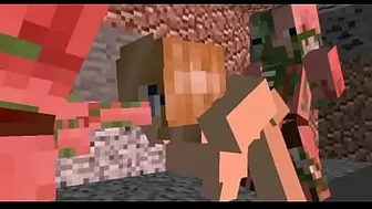 Minecraft Porno Zombie Pig Group