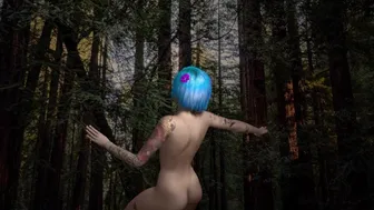 Woodland Nymph Frolicking