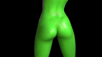 Froggy Girl Twerks Perfect Ass