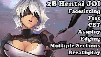 2B's Experiment - Hentai Joi (Facesitting, Feet, Cbt, Assplay, Cei, Edging, Roulette, Multisection)