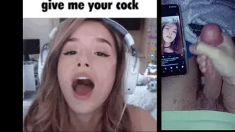 Hot Thicc Streamer P0Kyname Fap Tribute - Try Not To Cum! She Made Me Explode In Cum