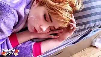 Babe Blowjob And Hard Pussy Fuck In The Morning Pov - Facial In The Kigurumi