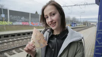 Train Station Smoker Gets Fucked