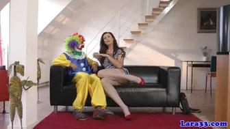 British Glam Mature Cocksucking Lucky Clown