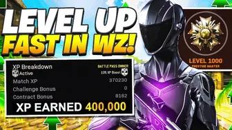 I Hit Level 1000 In 2 Days And Here Is How I Did It… (Fastest Way To Rank Up In Warzone)