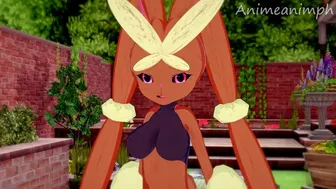 Training Your Personal Lopunny With Creampies Until She Reaches Lv 100 - Pokemon Anime Hentai 3D