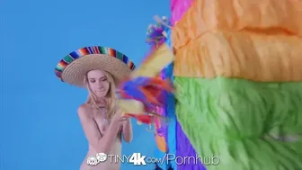 Skinny Teen Kristy May Enjoys A Sexy Fuck Fiesta