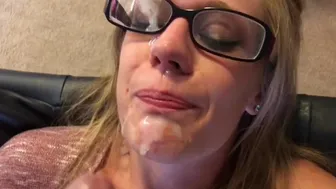 Neighbors Baby Mama Loves Taking Cum Facials, Cuckold