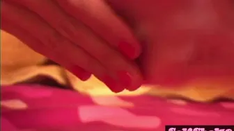 Hot Addison Foot Tease With Pussy Closeup