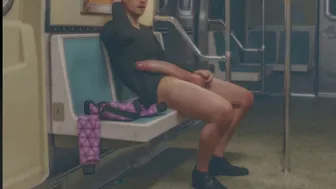 Pervert Stranger Fucks Sexy Girlfriend In Train