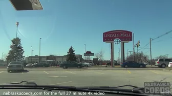 Skinny Mall Worker Masturbating In Car