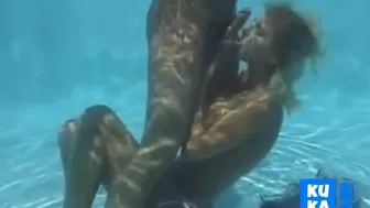 Blonde Amateur Blowjob Underwater