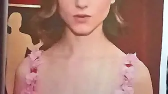 Natalia Dyer Cum Tribute. Twice