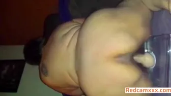 Chubby Wife With A Big Ass Rides Her Husband Balls Deep