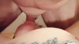 Dad's Homemade Blowjob Video Ends With Cum Swallowing