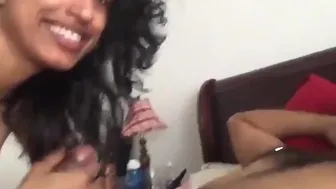 Big-Titted Sri Lankan Girl In A Leaked Homemade Blowjob Video