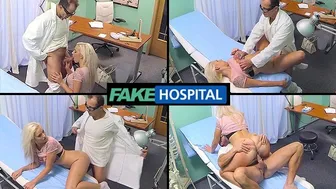 Real Cheating By A Blonde As She Spreads Her Legs And Fucks A Doctor