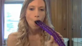 She Takes A Massive Anal Dildo On Webcam