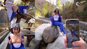 Great Blowjob In Nature After A Photo Shoot Of Young Tourists - Angelya.g