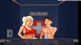 [Gameplay] Summertime Saga All Sex Scenes Sister Cassie Part 1 (Turkish Sub)