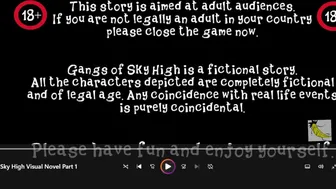 [Gameplay] Gangs Of Sky High Visual Novel Part 1