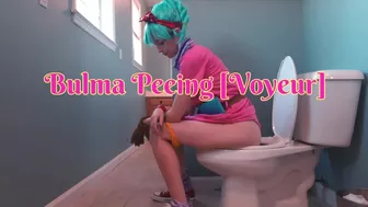 Bulma Peeing Voyeur