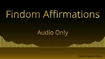 Findom Affirmations - Audio Only Mp4