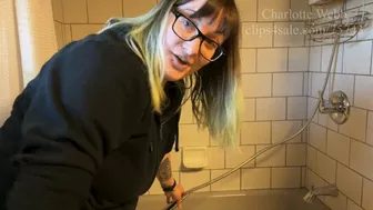 Charlotte Webb's Pee Desperation And Leg Shave