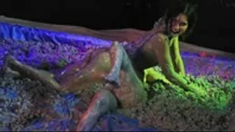 Bella Luxx Vs Sondra Mud Wrestling 1080P