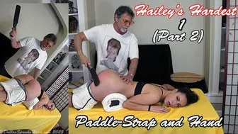 Hailey's Hardest Paddle-Strap And Hand As True Consequences