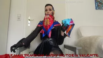 Scarf Queen: Cum On My Satin Scarf And Lick It Clean