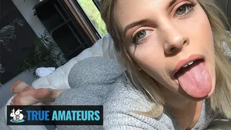 Hot Small Tits Chick Allie Gives The Best Pov Blowjob